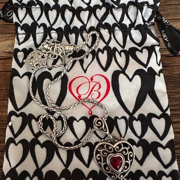 Brighton ❤️ “Go Red” Heart Health Awareness Campaign Red Heart Necklace - Picture 6 of 6